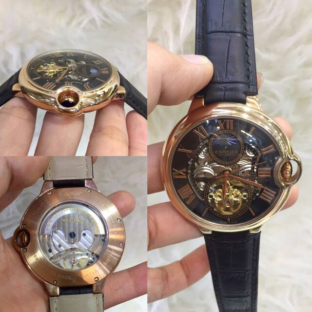 JAM TANGAN PRIA CARTIER AUTOMATIC SUPER PREMIUM GRADE AAA