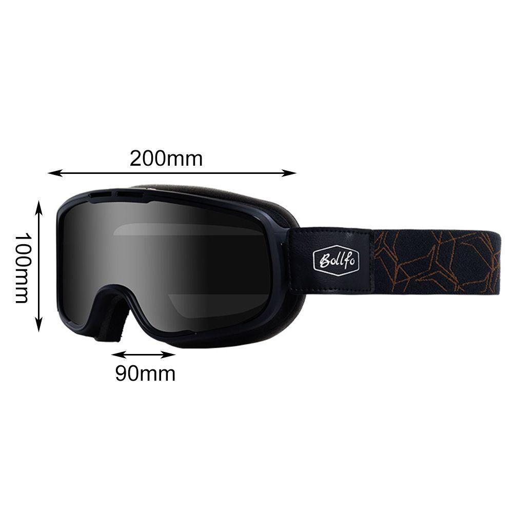 Top 2Pcs Kacamata Motor Outdoor Motocross Ski Goggle Vintage Eyewear Pelindung Gears Helm Kacamata