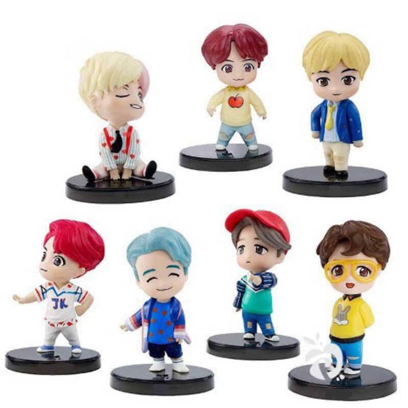 Jual [ Unofficial ] TinyTan Figure / BTS TinyTan Idol / TinyTan Mic