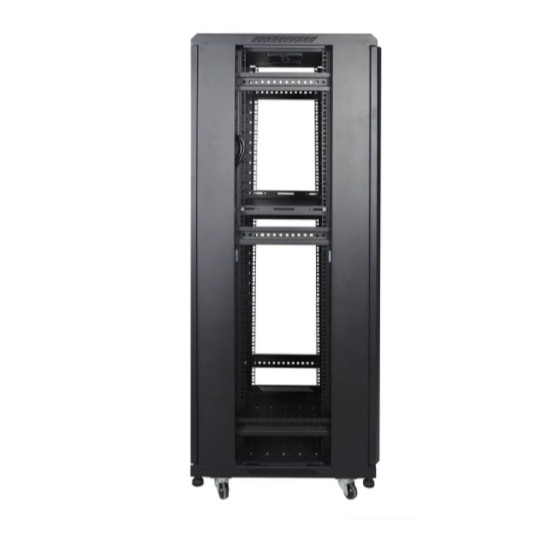 IR8027G - 27U Close Rack Depth 800mm Glass Door 19inch - INDORACK