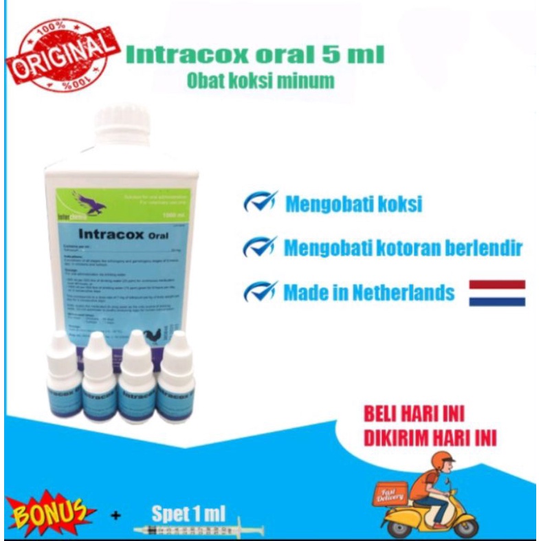 INTRACOX ORAL OBAT KOKSI KELINCI 5 ML