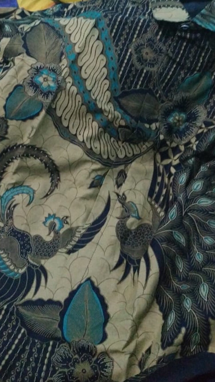 Kemeja Batik Prabu Bahan Katun Baturaden Reguler Fit A176