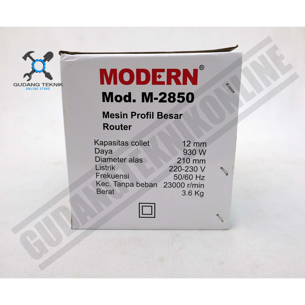 Modern M-2850 / Mesin Router Modern M 2850 / Profil Besar Modern M2850