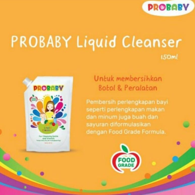 PROBABY Liquid Cleanser 450ml 150ml Sabun Pembersih Perlengkapan Bayi