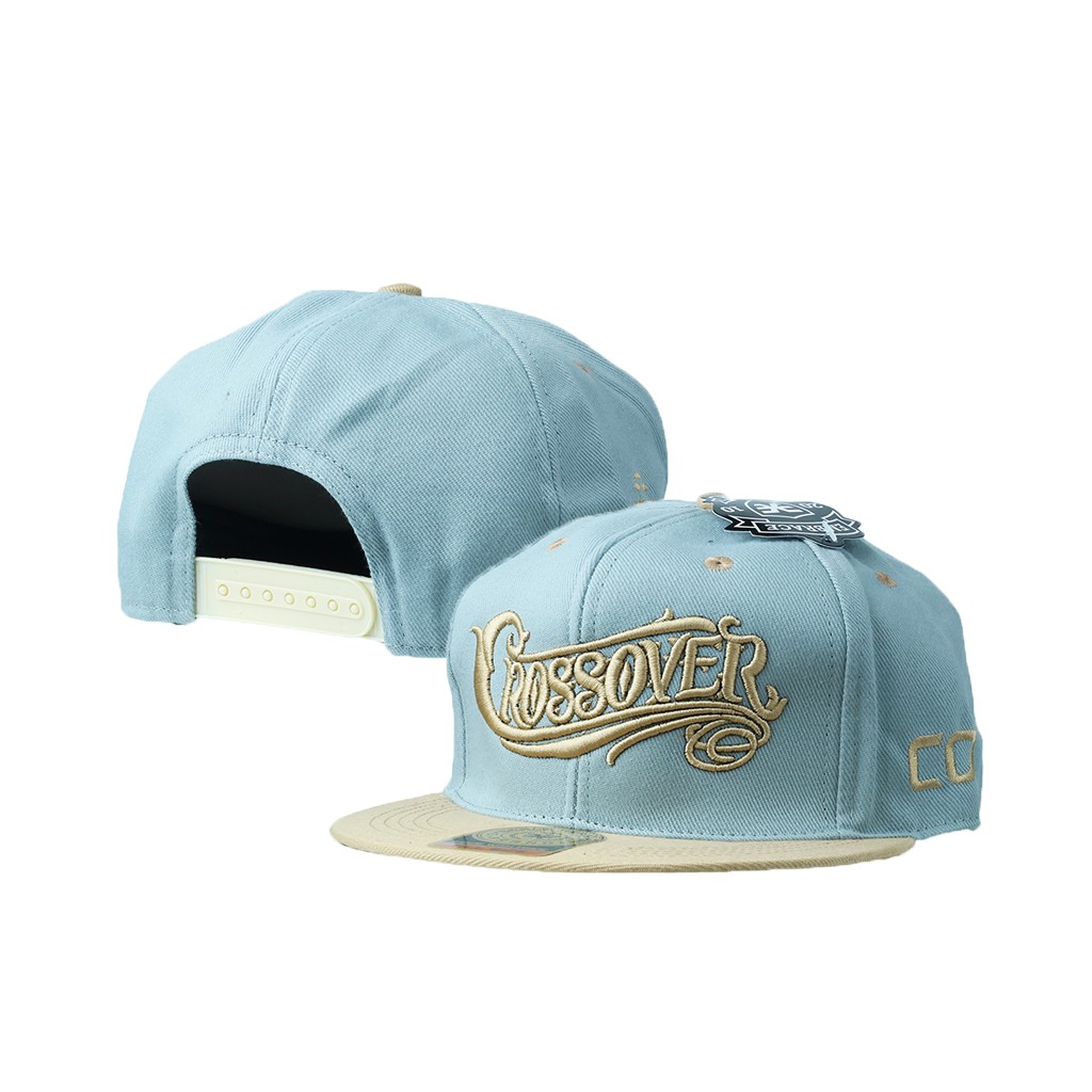 Topi Snapback Distro Pria Wanita Bordir Motif Crossover