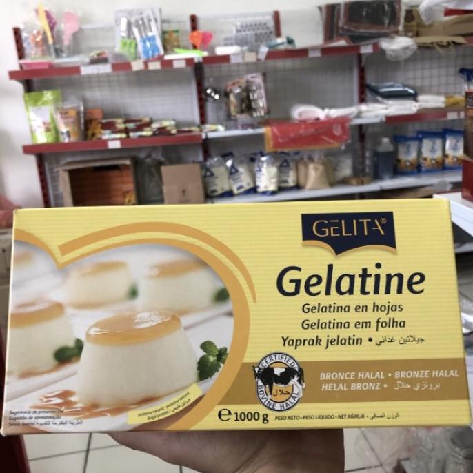 

Gelatin halal 5 lembar sapi gelattin gelatine leaves leaf daun pudding TERLENGKAP Kode 1067