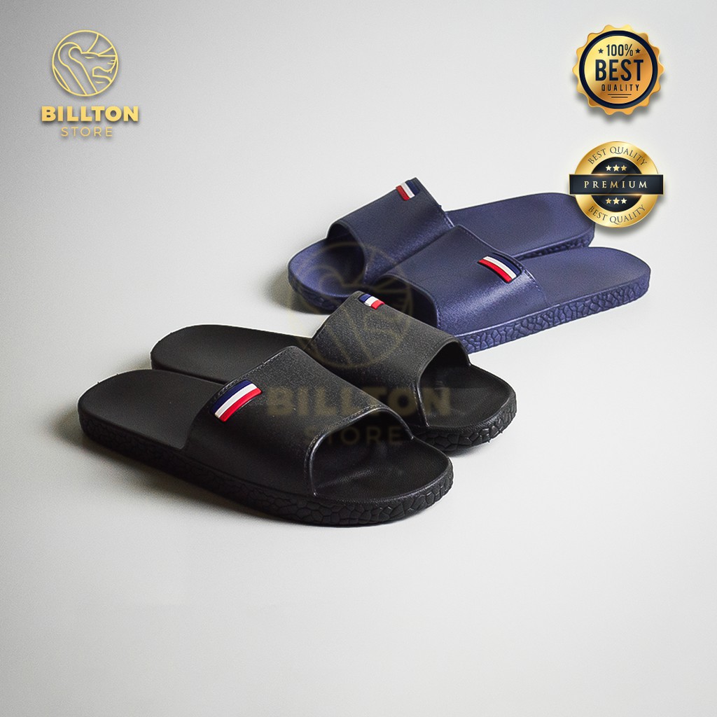 Sandal Slop Pria Slide On Flip Flop Kualitas Premium Slippers Premium