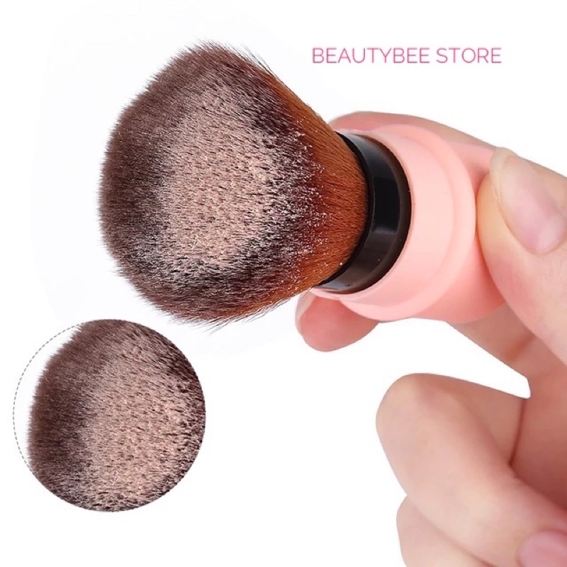 POWDER BRUSH / KABUKI BRUSH / BRUSH BEDAK LEMBUT YOUSHA YC021 (CASING BULAT)