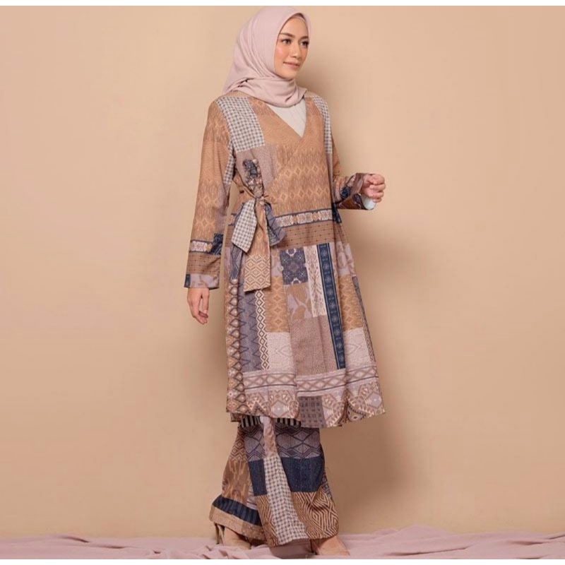 BIG SALE Puru Kambera African Acra Tunic Set - Medallion L