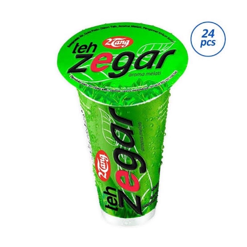 (KHUSUS CIREBON) Teh Zegar 2tang cup 1karton isi 24cup