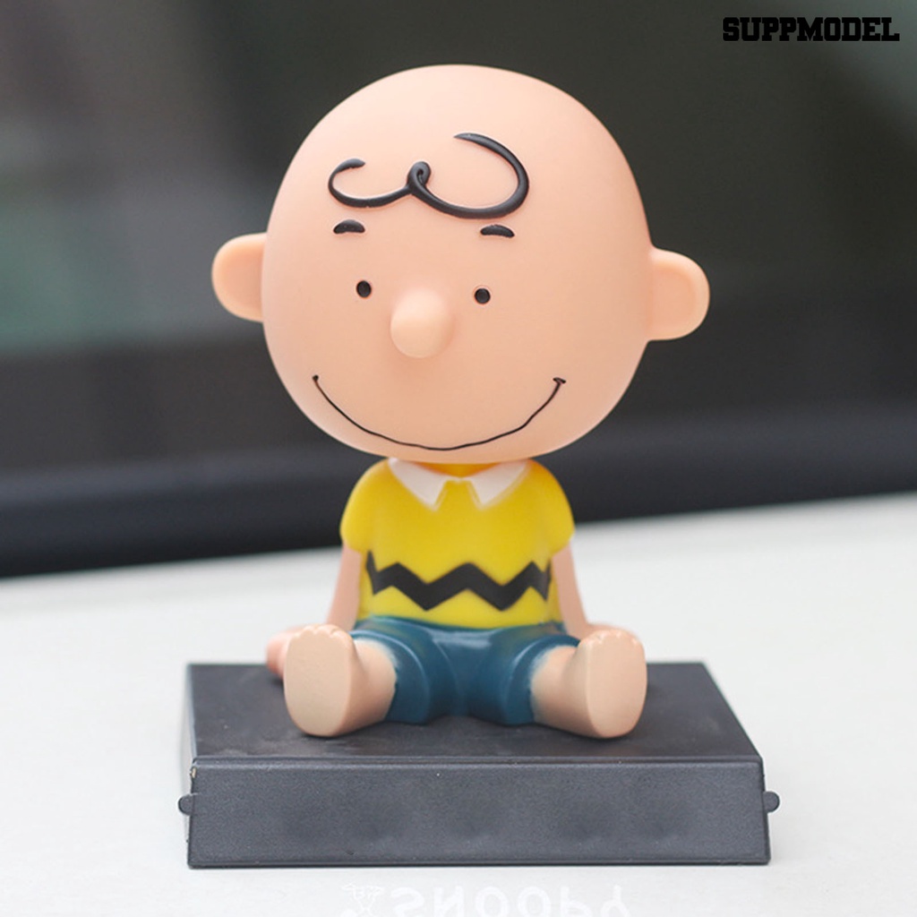Boneka Kartun Snoopy Kepala Goyang Untuk Dekorasi Interior Mobil