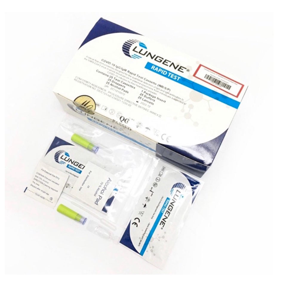 Alat Rapid Test Antibody Lungene (Sample Darah) Satuan Pemakaian | Clungene Antibody Original Termurah