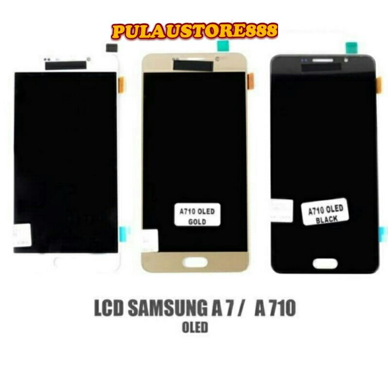 Lcd fullset / lcd touchscreen samsung a710 / a7 (2016) original oled