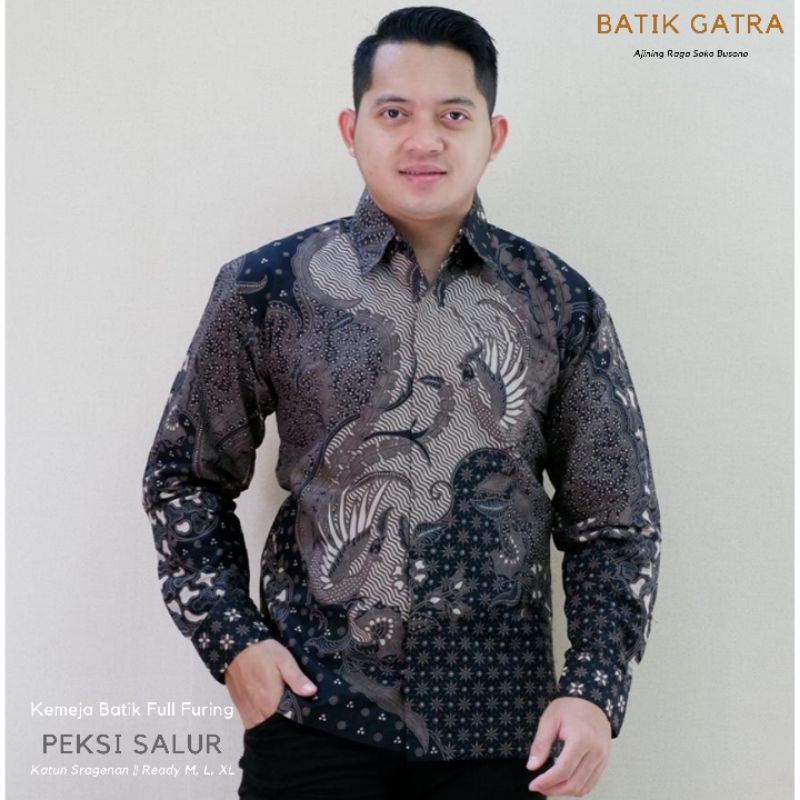 Batik Pria Lengan Panjang Peksi Salur Full Furing