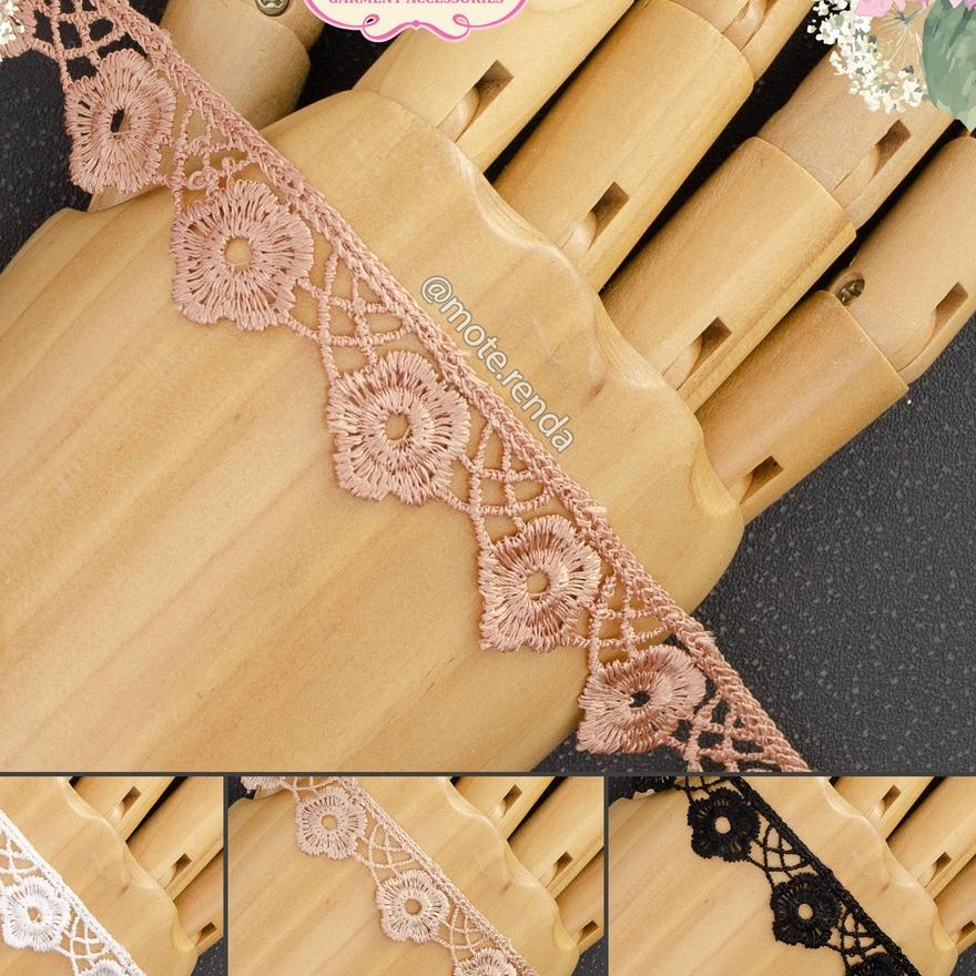 ✞PROMO✞ Renda giper grosir, lebar 2cm (harga per roll) kode 5GPB20 produck terbaik