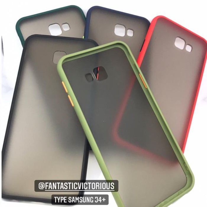 Softcase Case Mate Dove Transparan Casing Silicon Samsung J4 Plus +