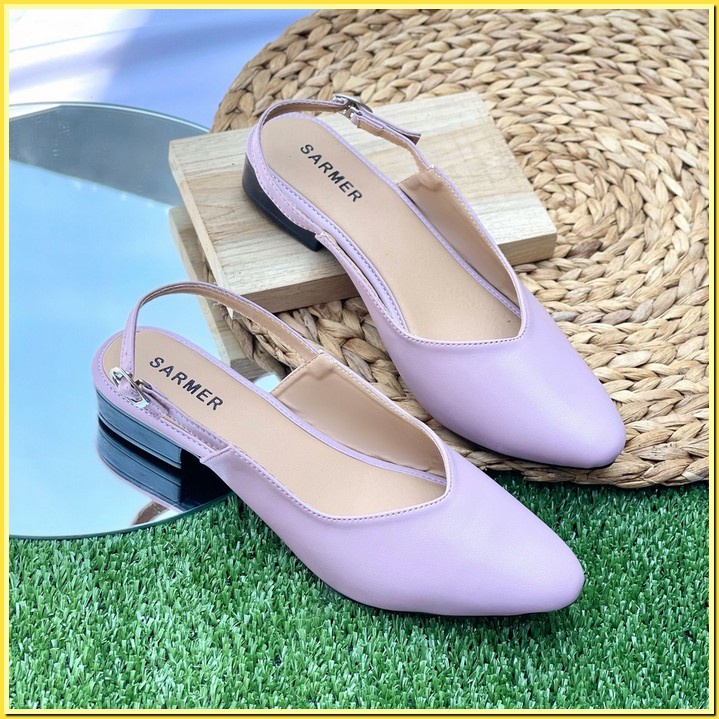 High Heels Wanita Terbaru 2021 Premium Remaja Pesta Pernikahan Sepatu Hak Sarmer - Shanina Mules Lil