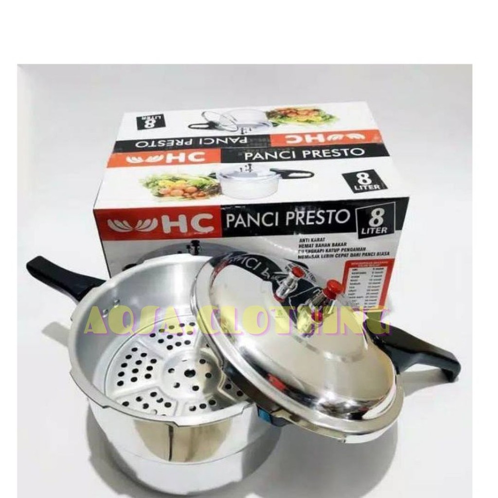 PANCI PRESTO 8 LITER - PRESSURE COOKER 8 LITER - HC - MOEGEN - Happy Call