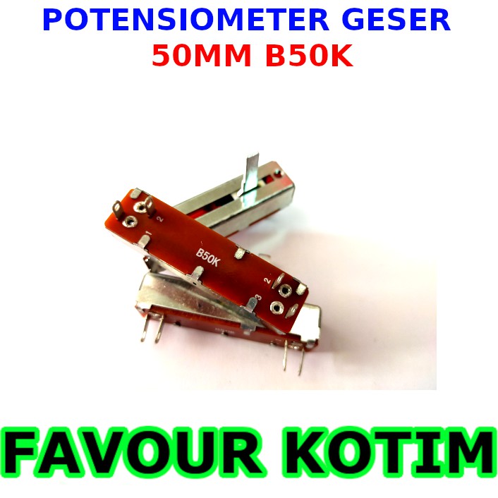 POTENSIO GESER MIXER MONO B50K BESI 5 CM 50MM 50K FVKOTIM