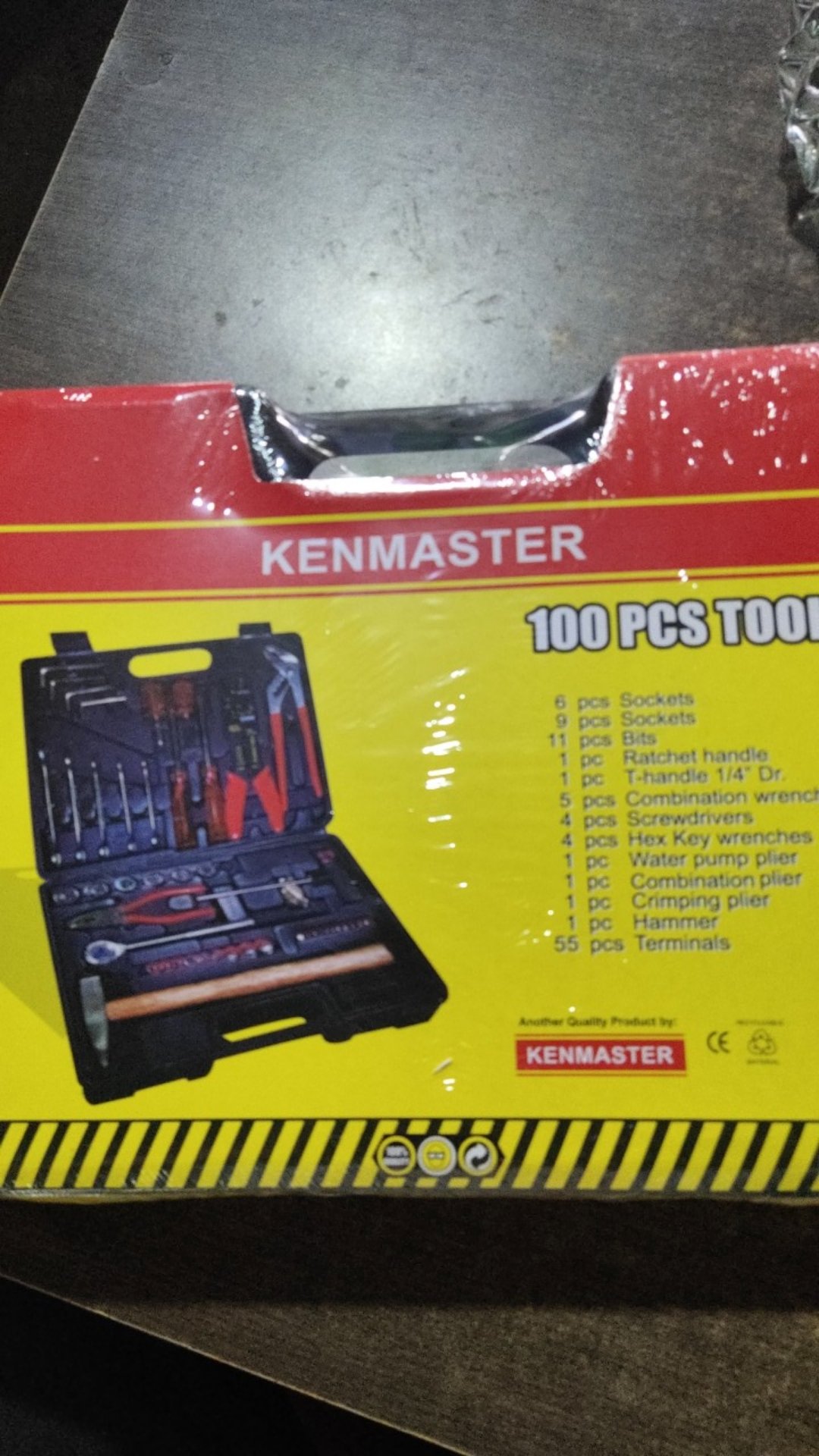 Toolkit Tool Kit N2 100pcs Kenmaster Original - Alat Tukang Lengkap Toolkit Toolset Toolbox