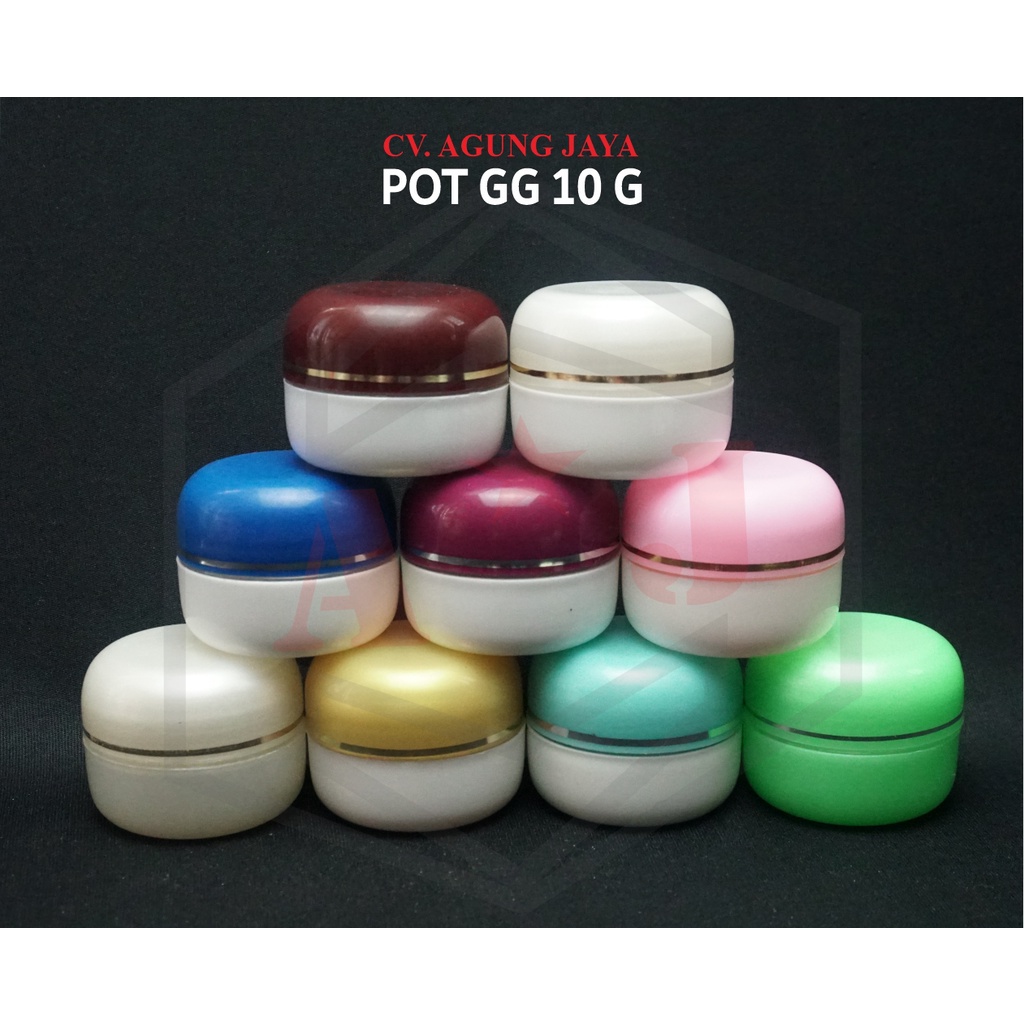 Pot 10 g Cream Gg /Pot Kosmetik/Wadah Cream 10 Gram/Yk