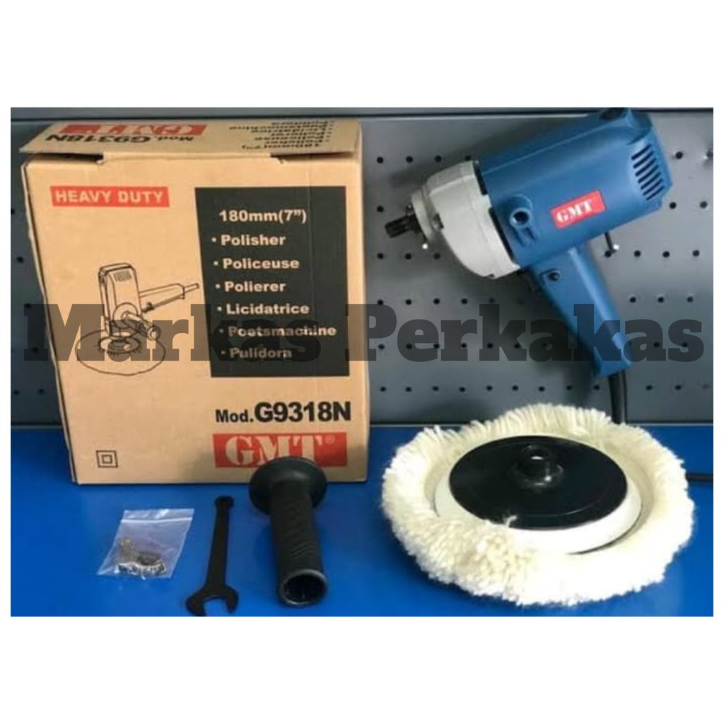 Mesin Poles Mobil 7" GMT G9318N / Polisher GMT G 9318 N 7 inch