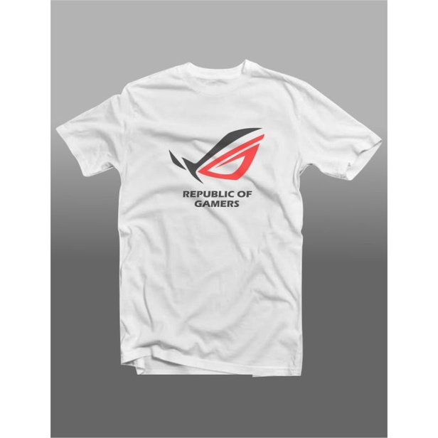 KAOS BAJU THSIRT ROG REPUBLIC OF GAMER