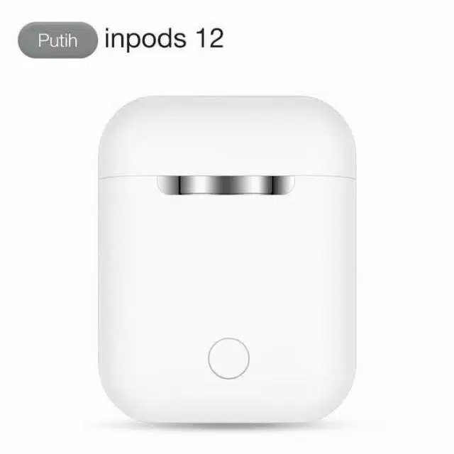Headset Bluetooth I7S TWS I9S Inpods 12 Macaron Earphone Android IOS Bluetooth 5.0 Twins inpod i12-i12 Putih