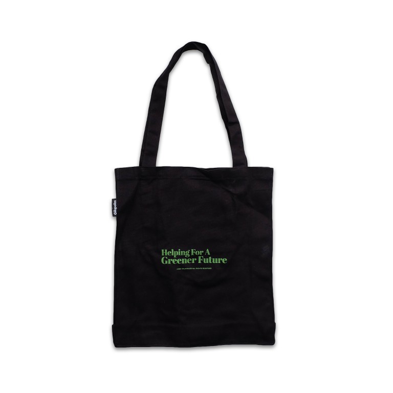 Gilapolos Tas Totebag Palvin Kanvas Hitam