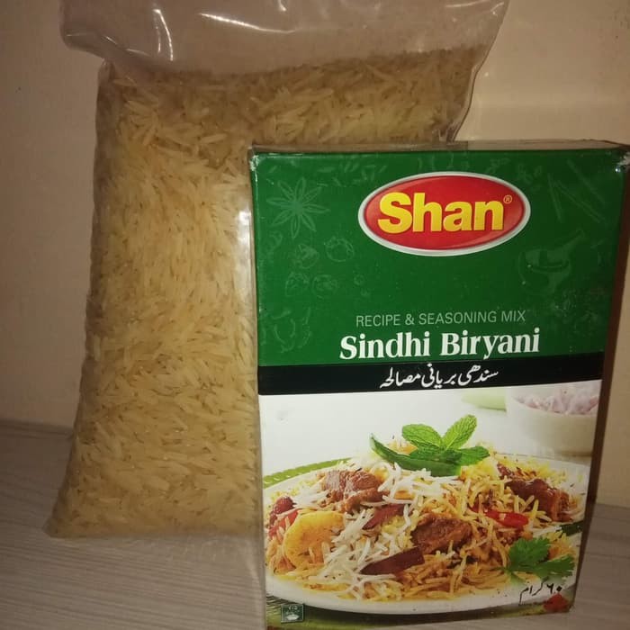 

Spesial - Paket Beras Basmati Premim Dan Bumbu Biryani Dari Shan