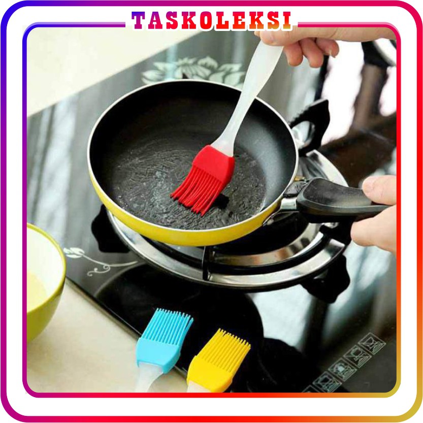 ☛TK☚ R054 Kuas BBQ Masak Brush Oles Makanan Dapur Alat Kue Roti Silikon Silicone Murah Mentega Keju