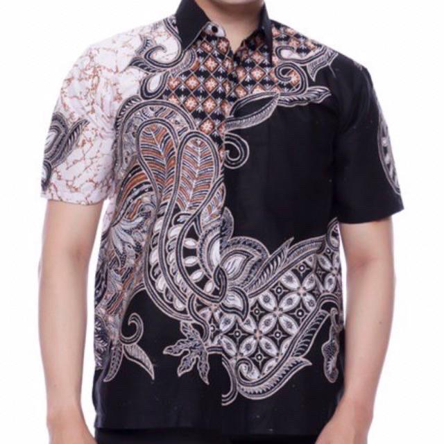 Bswart Batik Hrb026 Kenongo Padi Pekalongan M L Xl Batik Pria Murah Modern Grosir