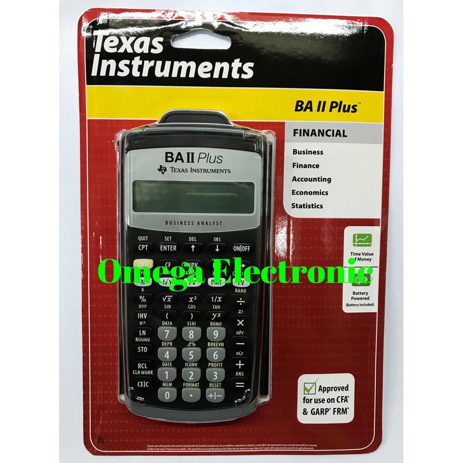 

TEXAS INSTRUMENTS BA II PLUS FINANCIAL CALCULATOR SEKOLAH KULIAH - CUCI GUDANG LHOOO