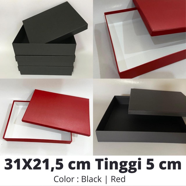 

Gift box / kotak kado 31x21,5 cm Tinggi 5 cm