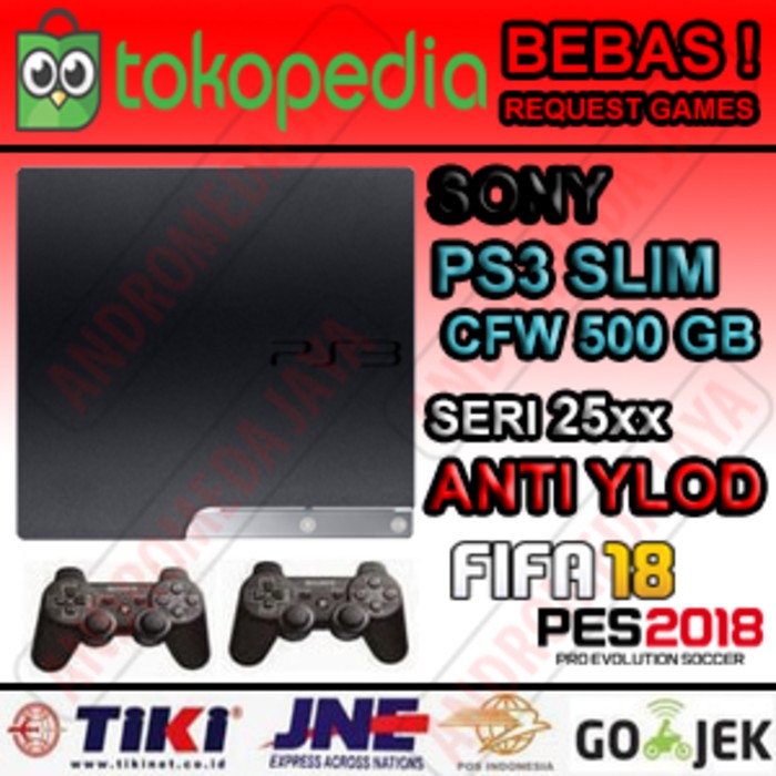 PROMO   PS3 Slim 500GB CFW Seri 25XX