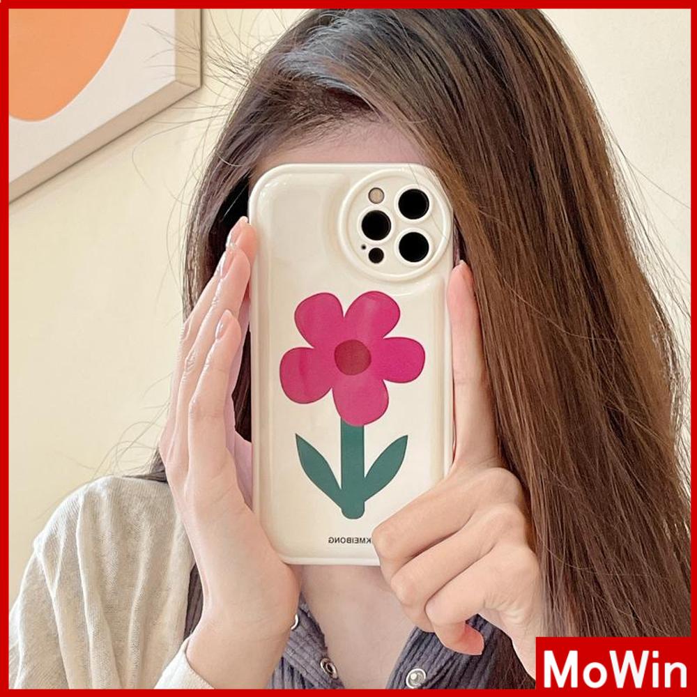 iPhone Case Silicone Soft Case Airbag Shockproof Protection Camera Flower Simple Cute Compatible For iPhone 11 Pro Max 13 Pro Max 12 Pro Max 7Plus xr XS Max