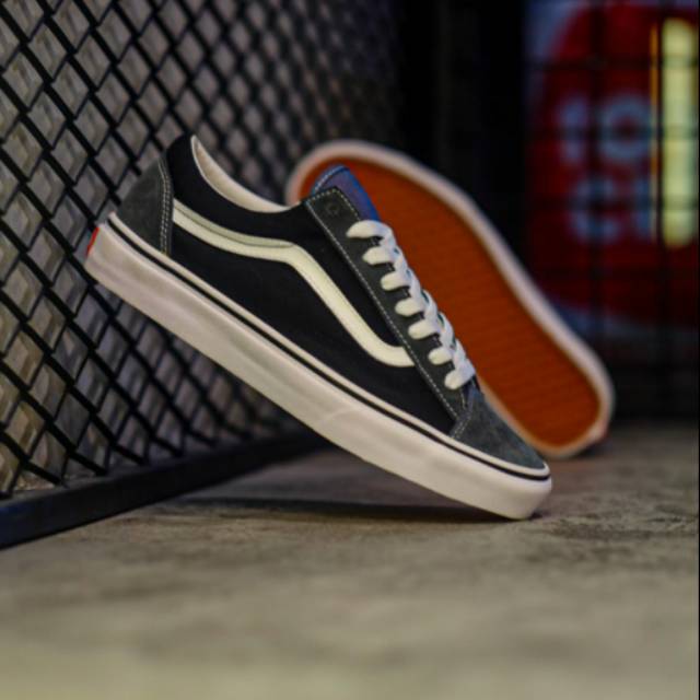 Vans style 36 suede vintage grey / black Original