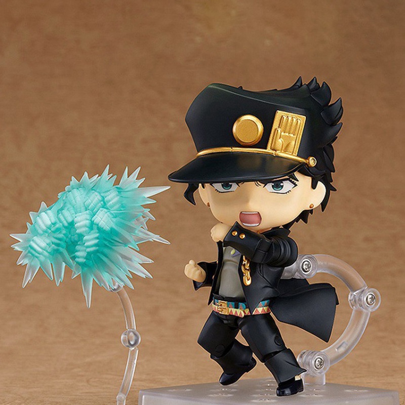 Action Figure Jojos Bizarre Adventure Kujo Jotaro Bahan Pvc Ukuran 10cm