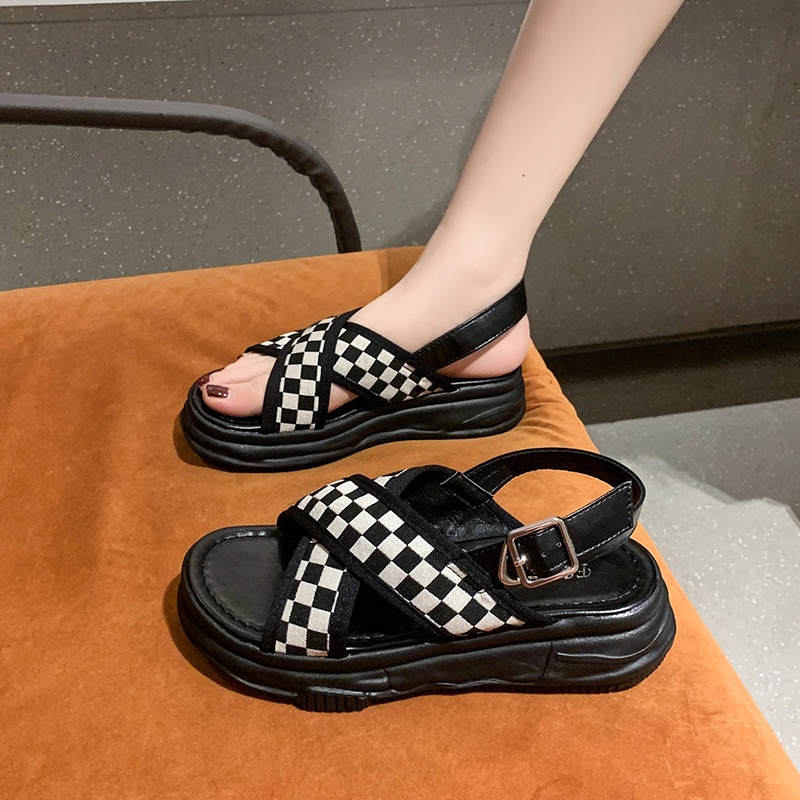 Free Kotak Sepatu Sandal Wedges Wanita Import Premium Quality KZT-SW02