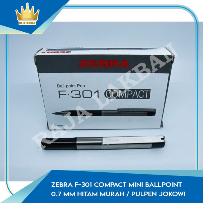 

NEW Zebra F-301 Compact Mini Ballpoint 0.7 MM HITAM MURAH/ PULPEN JOKOWI