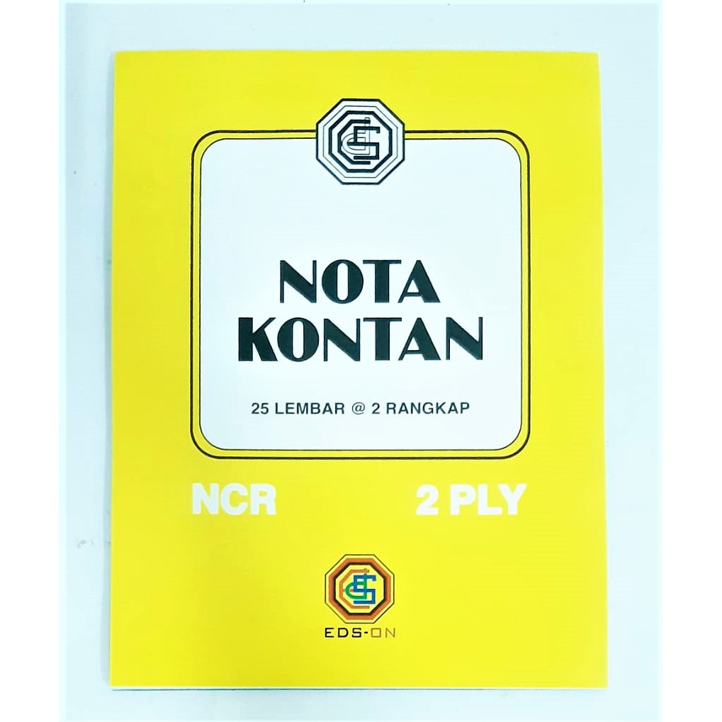

BUKU NOTA KONTAN BESAR 2 PLY 2 RANGKAP ISI 25 RANGKAP TANPA KARBON NCR CARBONLESS