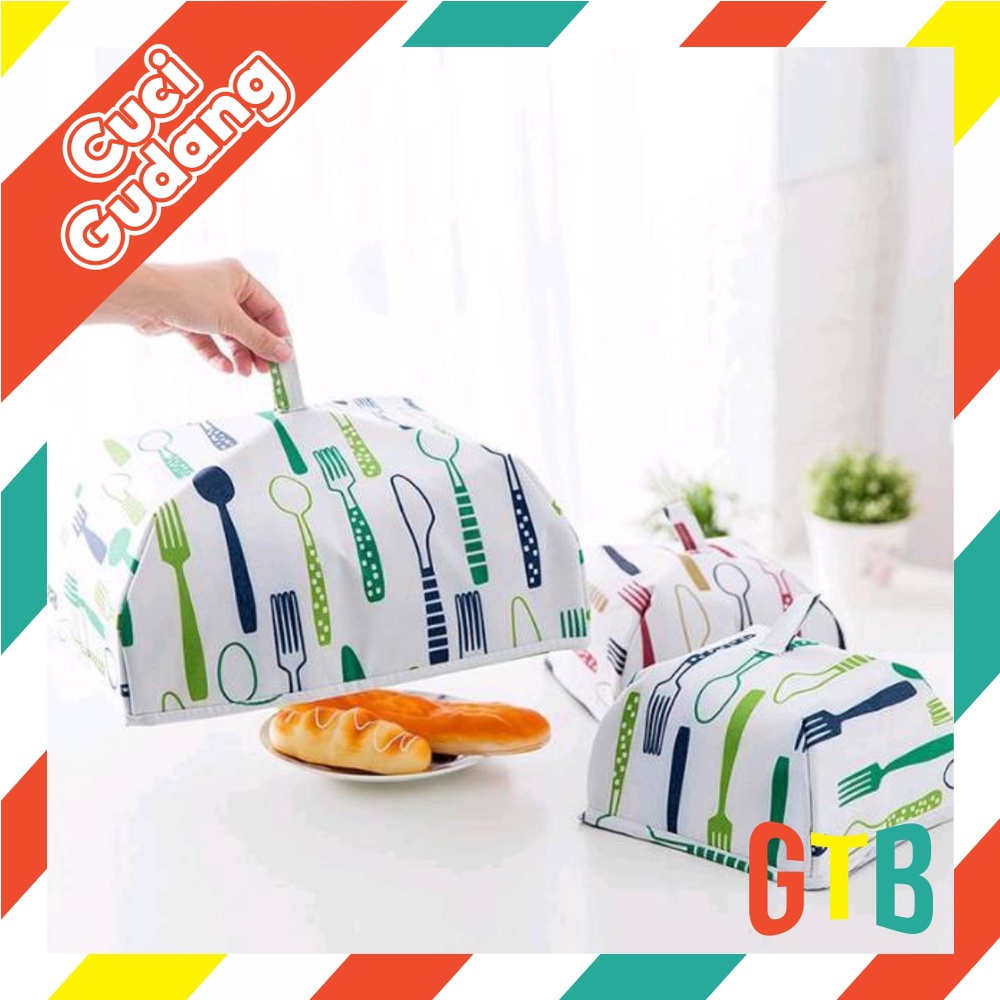 ❤GTB❤ Penutup Makanan Tudung Saji Penahan Panas Lipat Dengan Alumunium foil Anti Debu R217 218