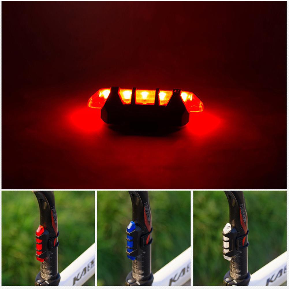 MOJITO USB Rechargeable LED Bicycle Taillight Waterproof Bike Rear Warning Lamp