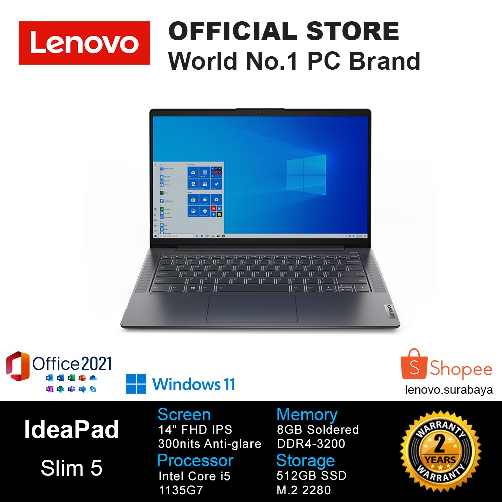 LAPTOP LENOVO IP 5-14ITL05 XXID /XYID /Y3ID CORE i5-1135G7