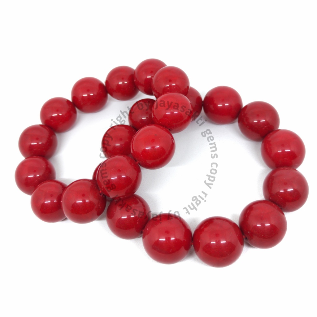 Gelang Batu Red Coral Merah Marjan Dijamin Asli Original dan TerMurah