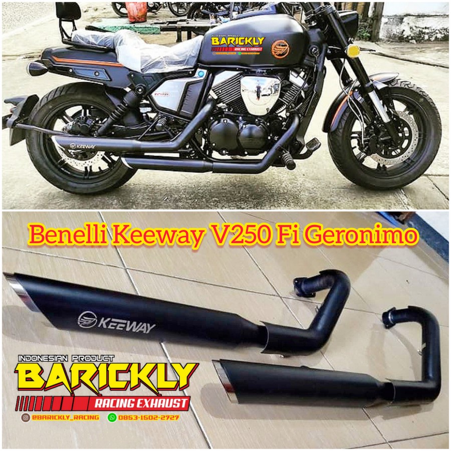 Knalpot Benelli Keeway V 250 V250 Fi Geronimo Customm