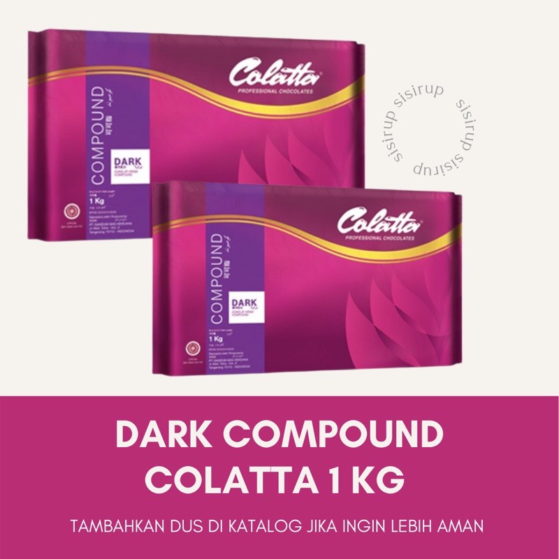 Dark Compound Colatta 1 Kg / Collata / Coklat Colata