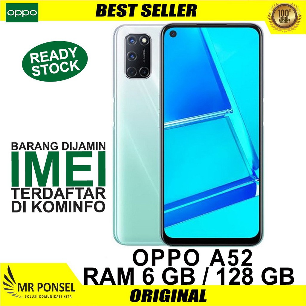 OPPO A52 SPECIAL ONLINE EDITION RAM6GB ROM128GB GARANSI RESMI