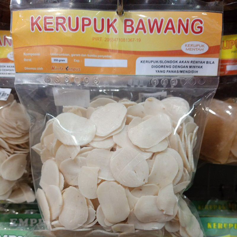 

Kerupuk Bawang Mentah 350 gram