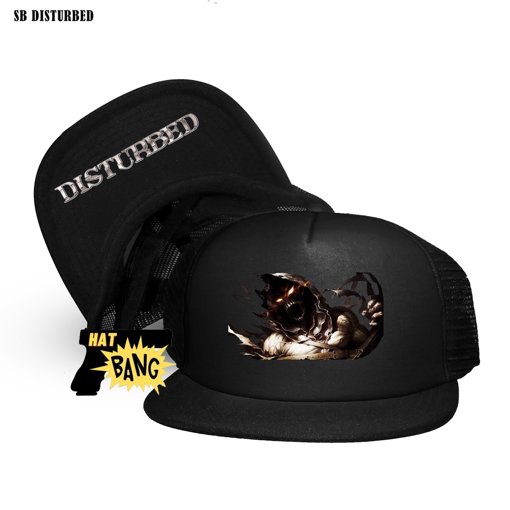 Topi Snapback Disturbed / Topi Disturbed / Snapback Disturbed / Topi Jaring / Topi Band / Topi Band / Snapback Band / Snapback / Topi / Topi Pria / Topi Keren / Snapback keren